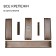 The flowerbed is galvanized "trapezoid", d = 100 cm, h = 15 cm, brown, Greengo