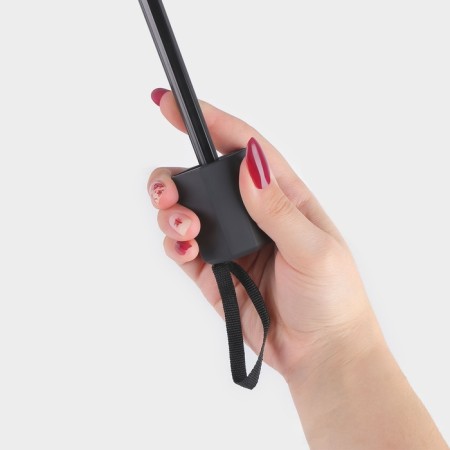 Mechanical “monoton” umbrella, eponge, 4 addition, 10 knitting needles, r = 53 cm, black color-8