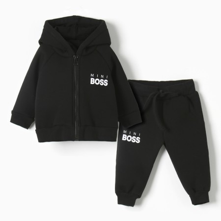 Costume: sweatshirt and pants crumb I "Mini Boss", height 92-98 cm