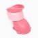 Dog boots, rubber, set 4 pcs, size m, pink