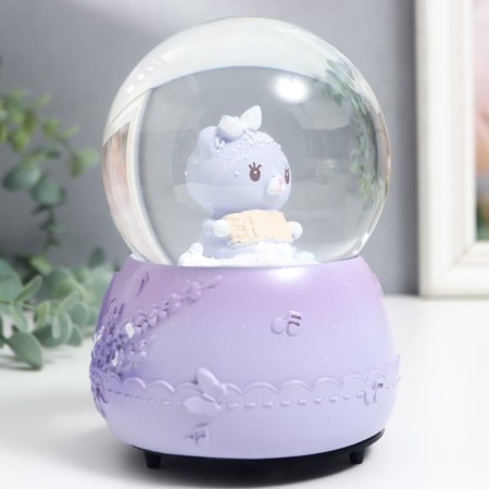 Souvenir Polystone Water Ballion Music, spin "Bear with a drum" MIX 10x10x15 cm-3