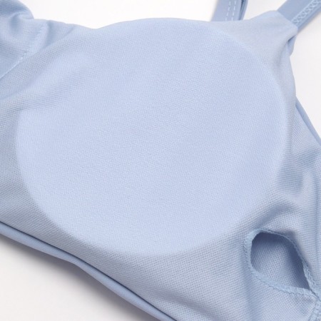 Separate Minaku swimsuit with rhinestones. Blue color, size 44-5
