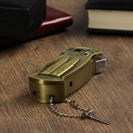 Gas lighter for smoking "knife", piezo, 9 x 6 cm-8