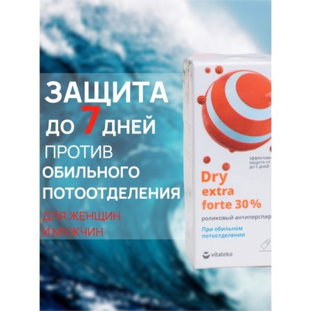 The video from the abundant sweating of Vitakate Exte Forte 30%, 50 ml