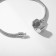 The basis for the bracelet is "bead", the color is silver, 16 size