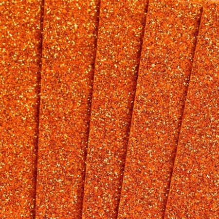 Foamiran "orange shine" 2 mm format A4 (set of 5 sheets)-3