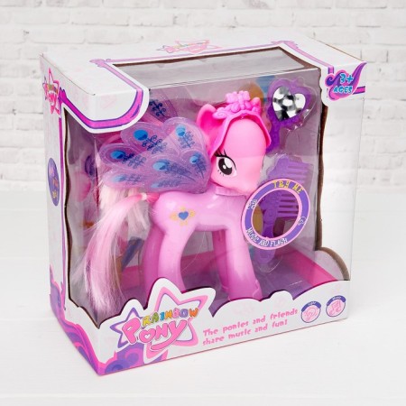 Pony "baby" with accessories, light, sound, mix-3
