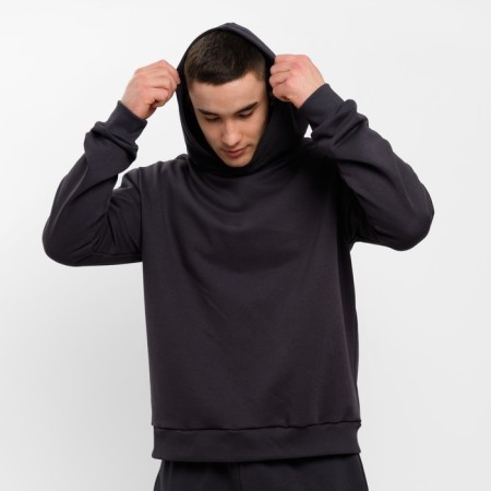 Sweatshirt men's minku: casual collection graphite color, river 56-3