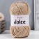 Yarn "Dolce" 100% micropoliester 120m/100g (747 beige)