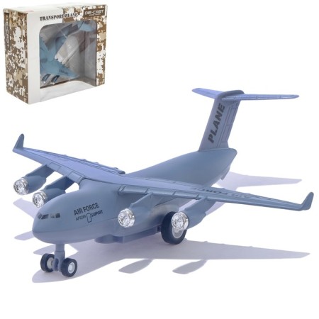 Metal airplane "Air Forces", inertial, 1: 500