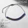 Bracelet "hematite" arrow, gasoline color, d = 7