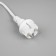 Garland “thread” 10 m, IP65, UMS, white rubber thread, 100 LED, white glow, 220 V