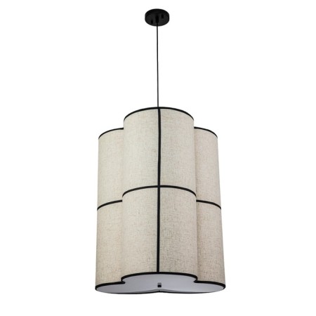 Suspended Indigo lamp, 13019/b/3p Black. 3x60W, E27, 400x400x520/2020 mm, beige color-1
