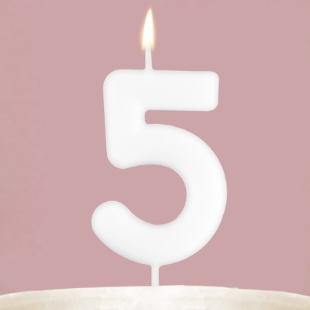 Свеча для торта, цифра «5» , светится в темноте, 4 х 10 см.-7