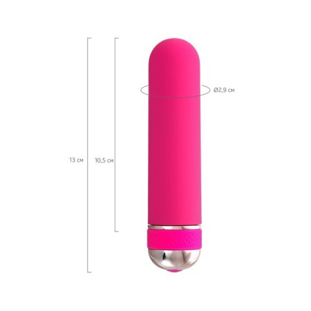 Unrealistic vibrator A-Toys byfa Mastick Mini, ABS plastic, pink color, 13 cm-13