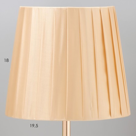 Rivoli table lamp E27 40W Black Gold 19x19x36 cm Risalux-3