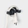 Clip for wires for household appliances, 3 pcs, 9.5 × 5.3 × 2.5 cm, white/black/gray color