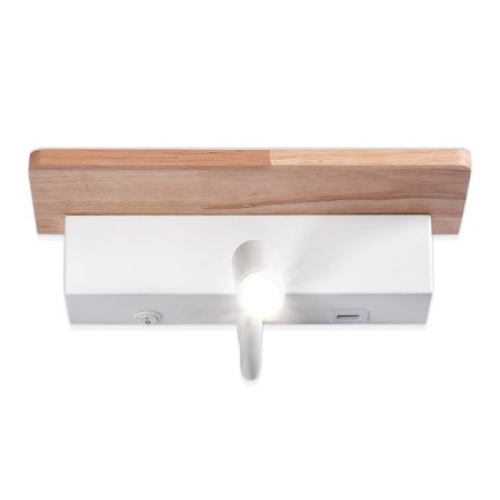LED lamp wall -mounted with a switch, USB port and Ambrella Light, Wall, FW290, LED, 4 W, 375LUM, 4200, 3000K, white, light tree color-2