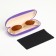 Case for glasses on the cracker, the color is purple
