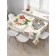 The tablecloth "Love Paris", rectangular, Saten, size 120x145 cm