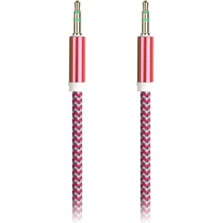 Audio Smartbuy A35, Jack 3.5 mm (M) -Jack 3.5 mm (M), in a braid, 1 m, red