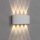 Front Facade "Semesfer", FSD-067, 8 W, 3000K, 4 rays, IP65, 220 V, plastic, white 1008421
