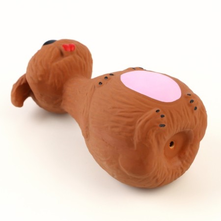 Pode-Kuglya squeal toy, 14 cm, brown/pink-3