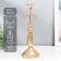 Summary Metal for 1 candle "Heart" gold 34x11.5x11.5 cm