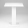 The kitchen table on one leg Sandro, 650x650x780, white/white
