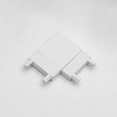Connector ultra-shaped G-shaped white 3.6x3.6x0.6 cm