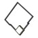 Wall lamp Mantra Boutique, Led, 1370lm, 3000k, 400x75x400 mm, black color