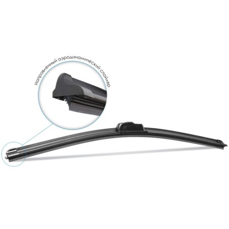 Brush wiper brush "B", 22 "/ 550 mm, frameless, 5 adapters-1