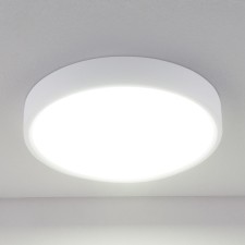 Lamp ceiling Elektrostandard, Fitta Led 18 W, 195x195x28 mm, IP20, white color