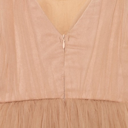 Платье для девочки нарядное KAFTAN, рост 110-116 см (32), бежевый-10