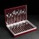 A set of anthrax “Arietet”, 24 objects, thickness 2.5 mm, decorative box