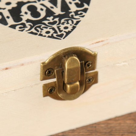 Casket Wood for Love painting 6x10x4.7 cm-3
