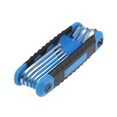 A set of keys of imbus folding tundra, with a ball, 1.5 - 8 mm, 8 pcs.-1
