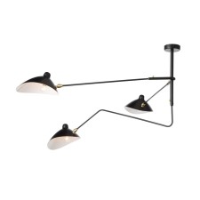 Ceiling Ceiling ST LUCE. SL305.402.03. SPRUZZO. 3x60 watts, E27, 110x110x65 cm, black color