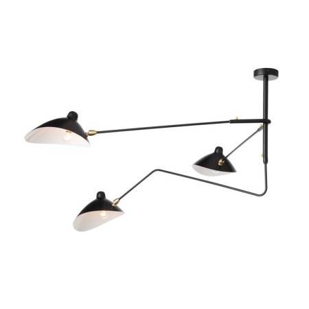 Ceiling Ceiling ST LUCE. SL305.402.03. SPRUZZO. 3x60 watts, E27, 110x110x65 cm, black color