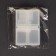 Organizer for beads, 6.4 × 4.4 × 1.3 cm, the color is transparent