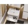 Tumba under the Aquaton sink Marty, 70 cm, white color, oak endgrain