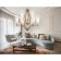 Suspended chandelier Ambrella Light, Traditional, TR3233, 9HE14, Brass