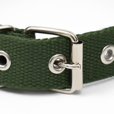 Semilant canvas collar, 58 x 2.5 cm, khaki-3
