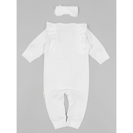Children's overalls with ruffles fashion, height 68 cm, milk color-10