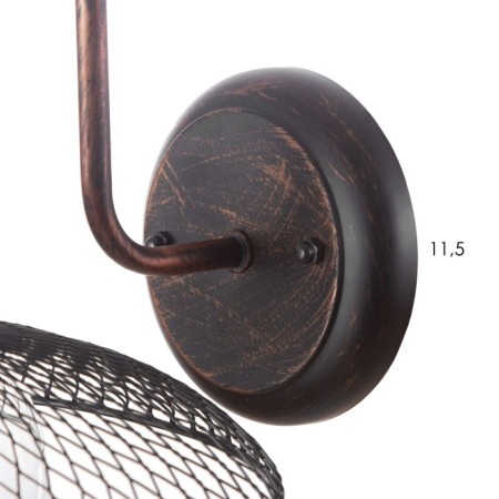 Sconces "bar" 1x60W Tsol: E27 Color: Black 25x18x16cm-3