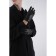 Gloves male, dimensionless, with insulation, black color