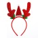 Carnival rim "horns", with a cap, color mix