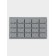 Form for baking and mousse desserts Konfinetta "Cheese", silicone, 20 cells (5 × 3cm), 30 × 17.5 × 1.9 cm, gray