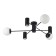 Ceiling EVOLUCE lamp. Sle1105-402-06. Raito. 6x5+60 watts, GU10+E27, 4000K, 100x100x20 cm, black color