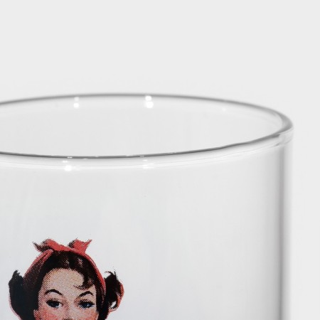 A set of glasses PIN-UP Girls, glass, 280 ml, 6 pcs, mix-2